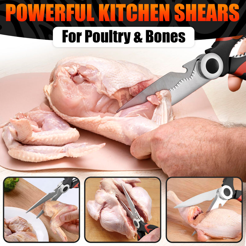 Premium 6-in-1 Multifunctional Kitchen Scissor