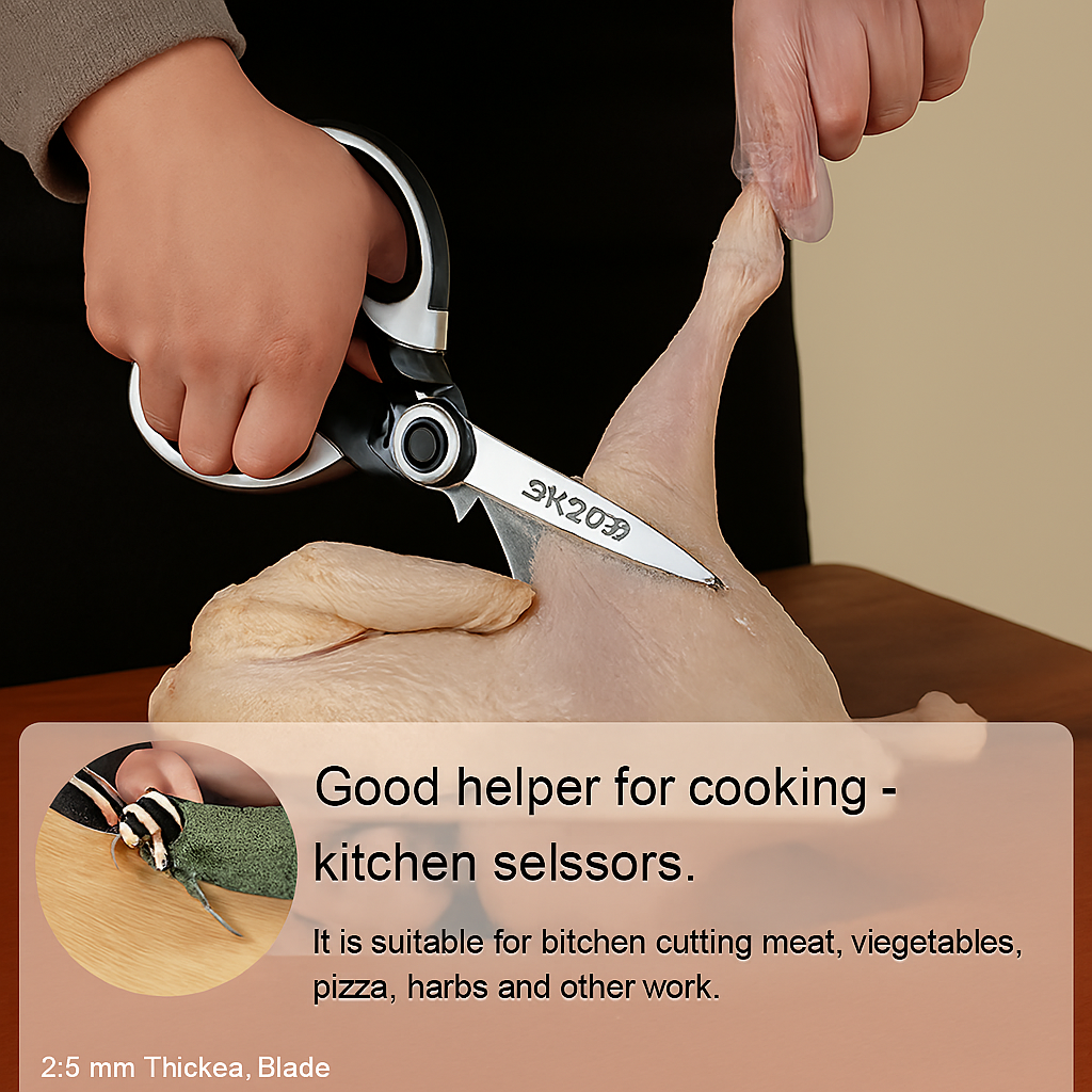 Premium 6-in-1 Multifunctional Kitchen Scissor